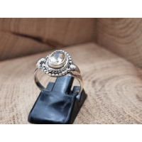 echt zilveren ring met citrien